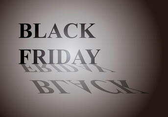 Obraz premium Cartel de blackfriday con fondo gris y negro.