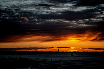 NYC sunset 