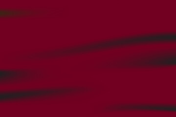 Red and dark fabric. Abstract background. Textile with folds and drapes. Decoration element for design. Wrinkled cloth. Vector illustration. 