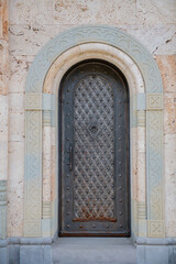 arched door to the church of saint nino