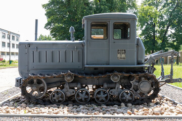 Fototapeta premium Old crawler tractor