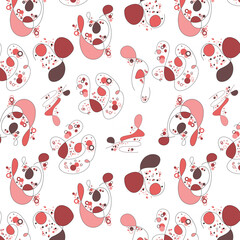 seamless pattern, patern abstraction
