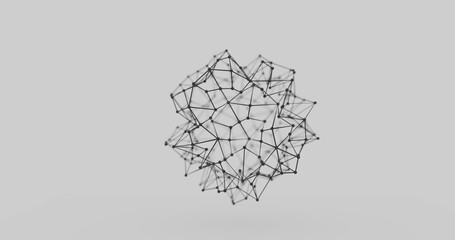 3D wireframe render 