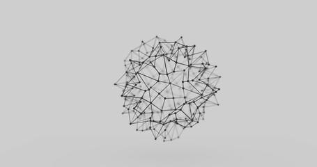 3D wireframe render 