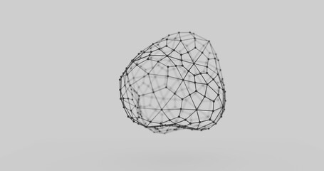 3D wireframe render 