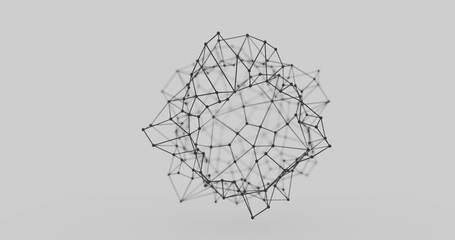 3D wireframe render 