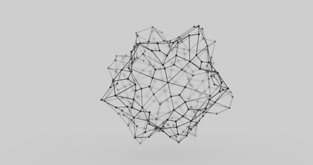 3D wireframe render 