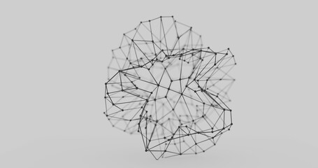 3D wireframe render 