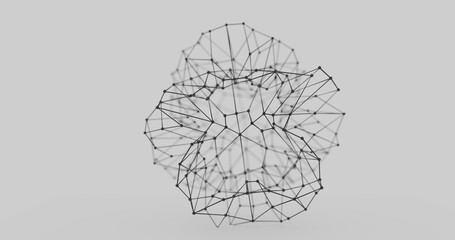 3D wireframe render 
