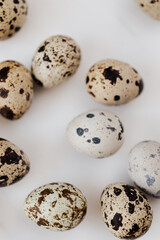 Eggs and chicken eggs