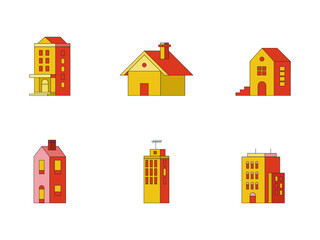 Simple Set Related Vector Flat Icons. Contains such Icons as buildings, symbols, business, users, and more. Editable Stroke.