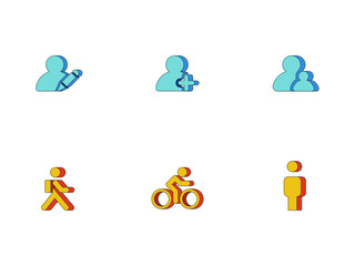 Simple Set Related Vector Flat Icons. Contains such Icons as buildings, symbols, business, users, and more. Editable Stroke.