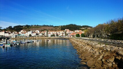 Panorámica de Cangas de O Morrazo, Galicia