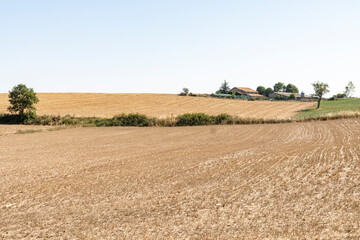Paisajes de campos sembrados