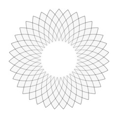 Abstract geometric circle pattern.