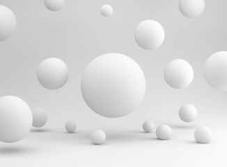 abstract 3d sphere background infinity