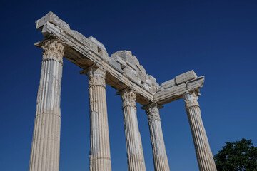 The Temple of Apollo in Side Town of Antalya, Turkey