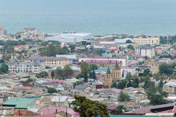 Fototapeta na wymiar view of the city Derbent, Russia