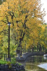Lachine Canal in Montreal city