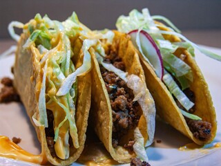 TACO AMERICANO DE CARNE DE RES