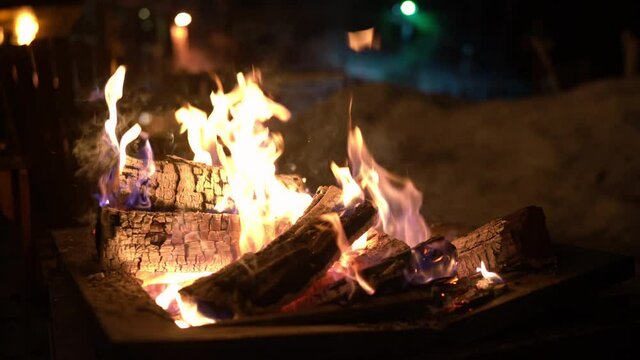 burning wood gif