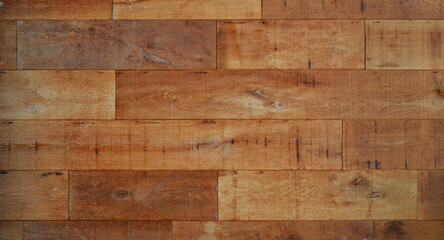 Antique wood texture background. Grain pattern of a old rough wooden board.