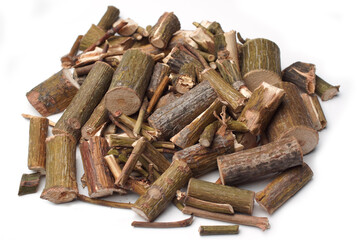 bee tree on white background
