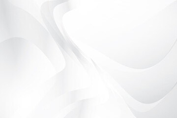 Fototapeta premium Abstract white and gray color, modern design background with geometric shape. Vector illustration.
