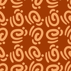 red abstract seamless pattern creative vintage design background vector illustration