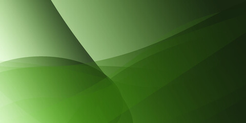 Abstract Green Background with Lines