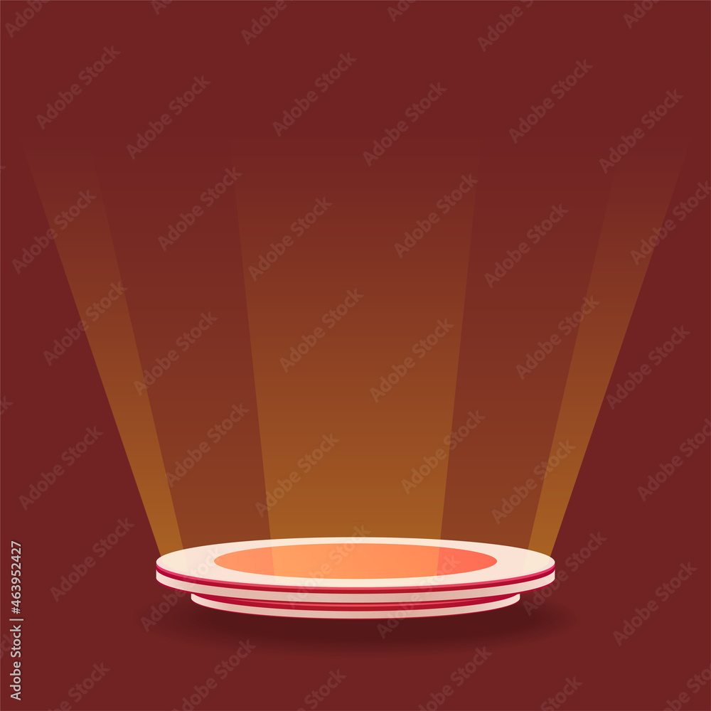 Poster abstract vector rendering 3d shape for cosmetic products display presentation. modern floating cylin