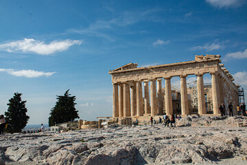 Obraz premium Parthenon in acropolis - athens greece