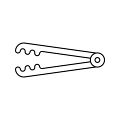 tongs icon. sign design. vector illustration
