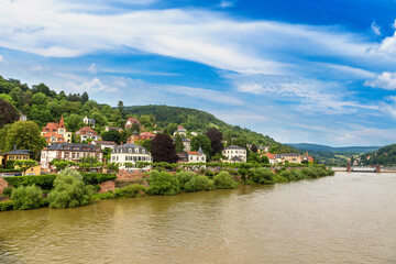 Fototapeta na wymiar Panoramic view of Heidelberg