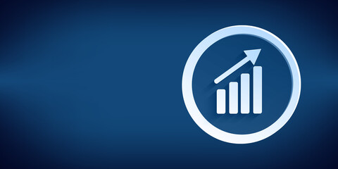 The process of a business concepts growth and success, as well as the objective Financial concept and business analytics, 3d rendering 