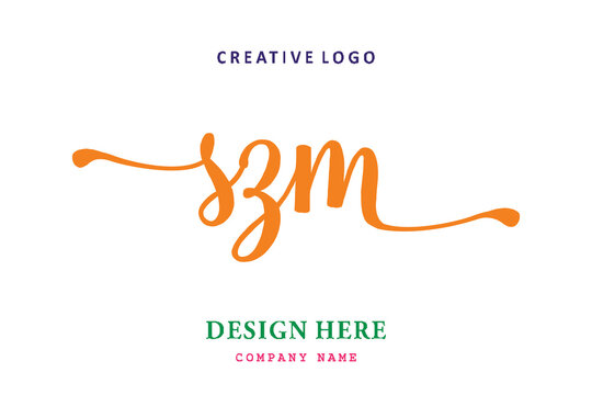 SZM lettering logo is simple, easy to understand and authoritative
