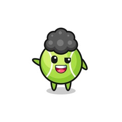 tennis character as the afro boy