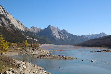 October On Medicine Lake, Jasper National Park, Alberta