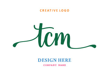 TCM lettering logo is simple, easy to understand and authoritative