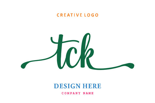 TCK lettering logo is simple, easy to understand and authoritative