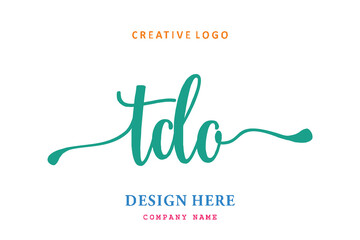 TDO lettering logo is simple, easy to understand and authoritative