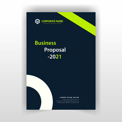 Fototapeta premium Business Corporate Brochure Cover page