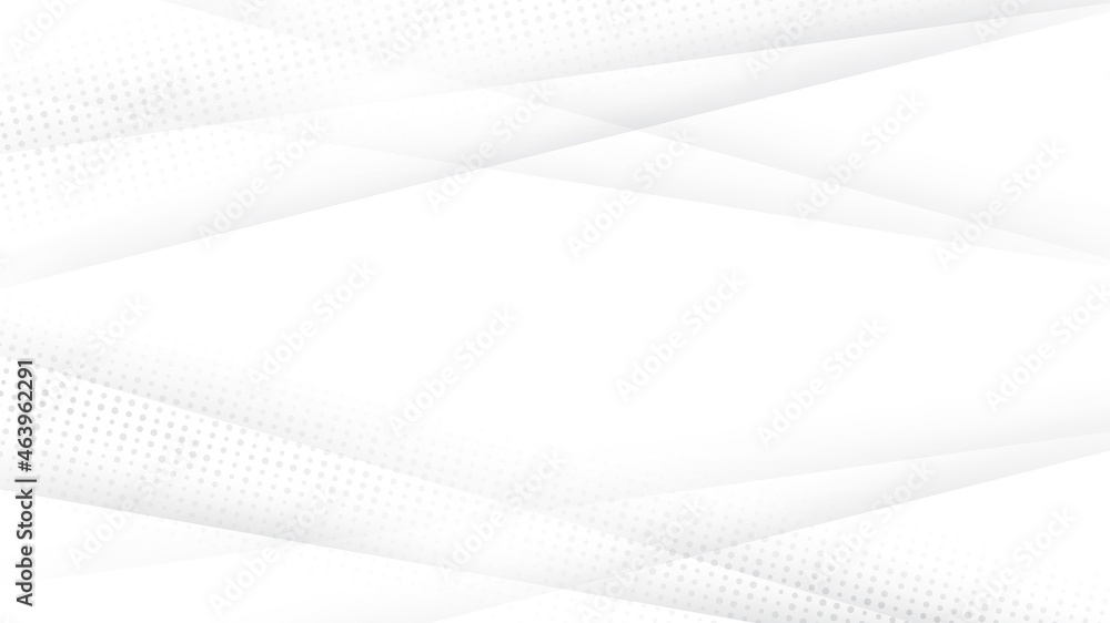 Wall mural grey white abstract background modern design copyspace for your text