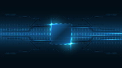 Technology background Hi-tech communication concept innovation abstract background vector illustration