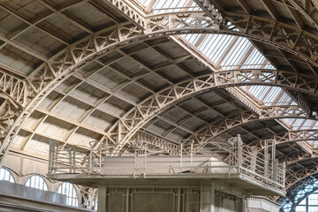 station metallic roof