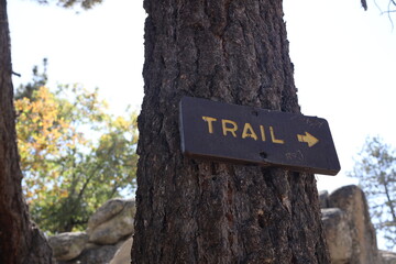trail sign 