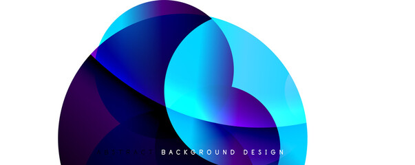 Obraz premium Trendy simple fluid color gradient abstract background. Mixing of colors and lines. Vector Illustration For Wallpaper, Banner, Background, Landing Page