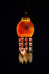 Colorful Modern Lanterns, Akash kandil or Diwali decorative lamps for celebrating Diwali Festival.