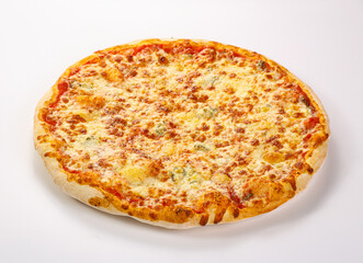 Italian traditional Pizza four cheeses