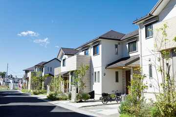 一戸建て　新興住宅地